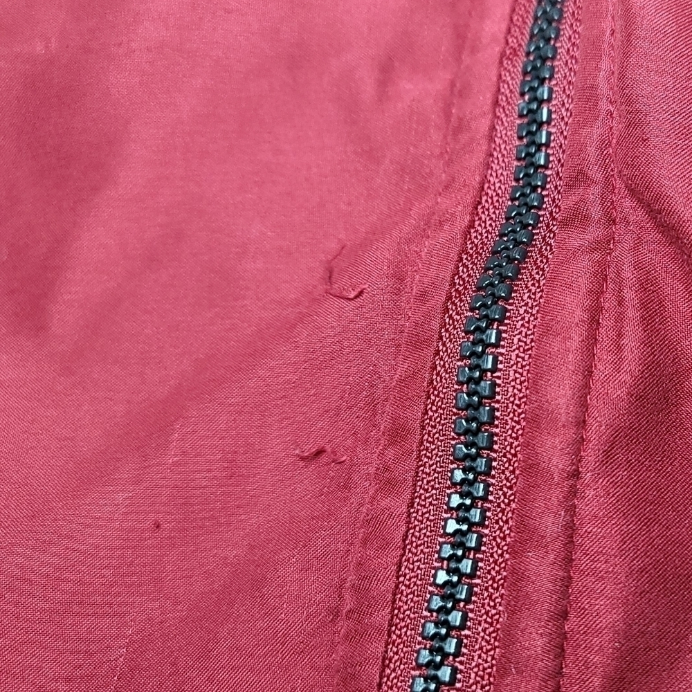 Radius Full Zip Reversible Red and Gray Drawstring Vest Boy's Small - Picture 9 of 12